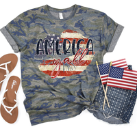 America Yall Graphic Tee T-Shirt