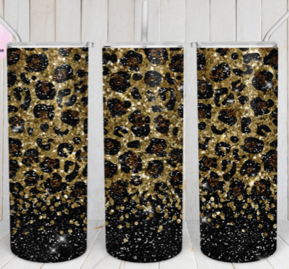 Cheetah Design Custom 20oz Skinny Tumbler Leopard