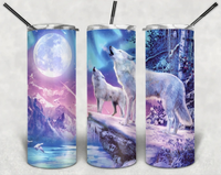 Howling Wolves 20oz Skinny Tumbler