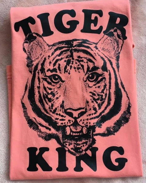 Tiger King Screen Print T-Shirt