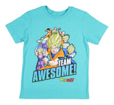 Dragon Ball Z Boys' Team Awesome Goku Gohan Vegeta Character T-Shirt