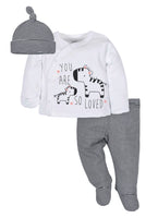 Unisex Gerber 3 Piece Set Organic Cotton Baby Soft Size 0-3 Months