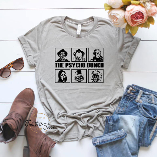 The Psycho Bunch Screen Print T-Shirt Halloween