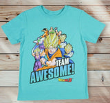 Dragon Ball Z Boys' Team Awesome Goku Gohan Vegeta Character T-Shirt