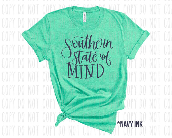 Southern State of Mind Screen Print T-Shirt